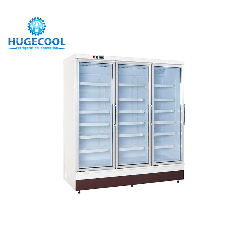 Air Cooled Convenience Store Fridge Customized Size With Two / Three Doors