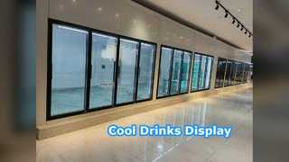 शराब की दुकान शीत कक्ष प्रदर्शन दरवाजे