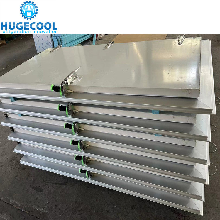 Aluminum Frame Double Open Hinged Door for Freezer Cold Room